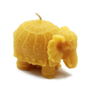 Beeswax Candle Shaped Decorated Festival Elephant Candle