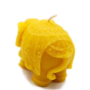 Beeswax Candle Shaped Decorated Festival Elephant Candle