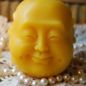 Beeswax Candle 4 Face Buddha Choose your Mood