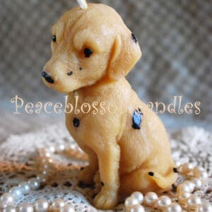 Beeswax Dalmation Candle