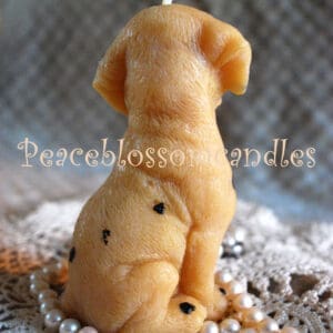 Beeswax Dalmation Candle