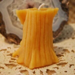 Beeswax Candle Green Man Person Spirit of the Woods