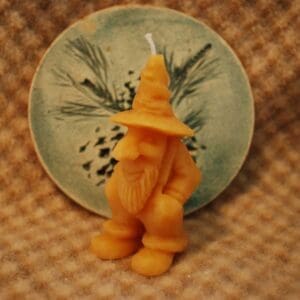 Pure Beeswax Hillbilly Mountain Man Candle