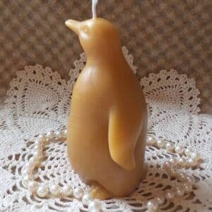 Beeswax Candle Penguin Antarctic Bird Shaped Candle