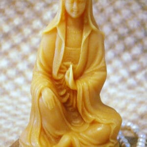 Beeswax Quan Yin Candle