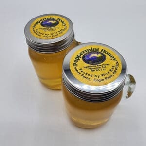 Peppermint-Infused Raw Honey