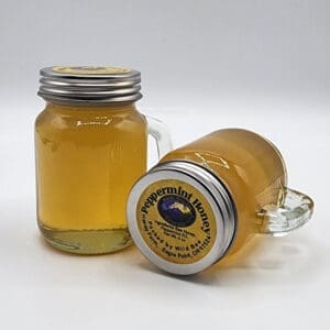 Peppermint-Infused Raw Honey