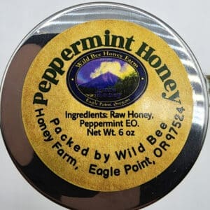 Peppermint-Infused Raw Honey