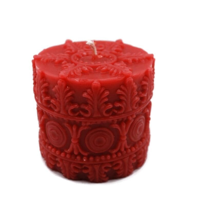 Snowflake Pillar Red - Copy